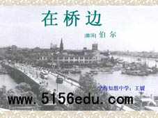人教版选修《在桥边》ppt课件2